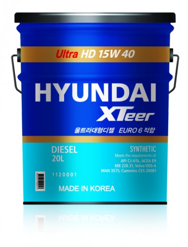 Hyundai XTeer Ultra 15W40_CK4_20L
