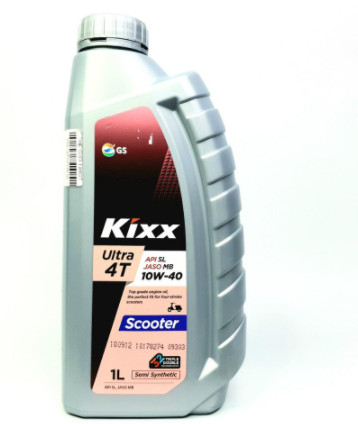 NHỚT TAY GA KIXX UTRA SCOOTER 10W/40 (SL) CHAI 1L