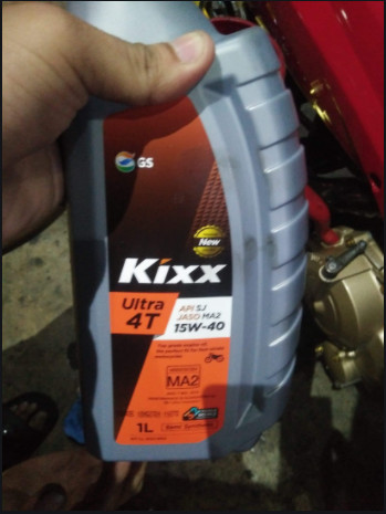 NHỚT XE SỐ KIXX ULTRA 4T 15W/40 (SJ) Chai 1L